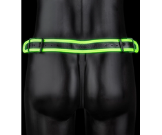 Ouch By Shots Ouch! Glow in the Dark Jockstrap S/M - Adjustable Fluorescent Harness
