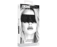 Ouch By Shots Ouch! Lace Eye Mask - Elegant Juodas Sensory Play Priedas