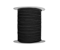 Ouch By Shots Shots Bondage Rope 100 m - Durable Cotton, Juodas, 0.8 cm Diameter