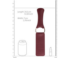 Ouch By Shots OUCH Halo Luxury Paddle Gold Finish - Stylish Leather Look, Compact Size