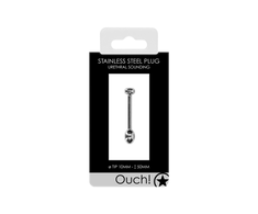 Ouch By Shots Mystim Metal Plug 10 mm - Precision Urethral Insertion Device