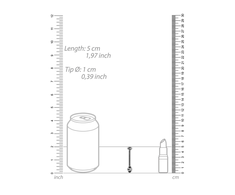 Ouch By Shots Mystim Metal Plug 10 mm - Precision Urethral Insertion Device