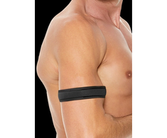 Ouch By Shots OUCH! Neoprene Wristbands Adjustable Juodas - Durable Role Play Priedas
