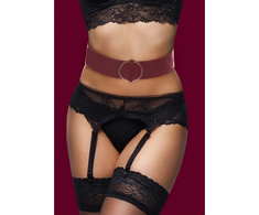 Ouch By Shots Ouch Halo Waist Belt L/XL - Elegant Bondage Priedas with Gold Details