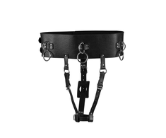 Ouch By Shots Belt with Vibrator Holder - Juodas