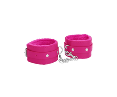 Ouch By Shots Plush Leather Handcuffs