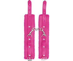 Ouch By Shots Plush Leather Handcuffs