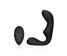 Ouch By Shots OUCH! Juodas Pointed Vibrating Prostate Device with Remote, Silicone
