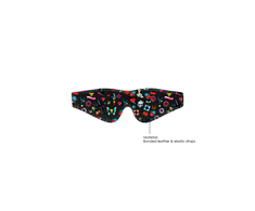 Ouch By Shots Loving Joy Printed Eye Mask - Adjustable Soft Sleep &amp; Relaxation Cover