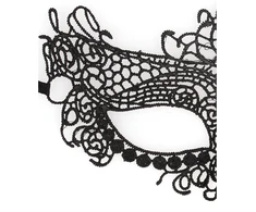 Ouch By Shots OUCH! Queen Juodas Lace Mask - Elegant Lightweight Venetian Style