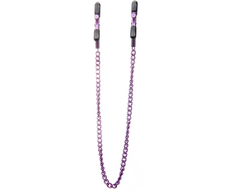 Ouch By Shots Ouch! Adjustable Stainless Steel Nipple Clamps with Chain, Nickel-Free