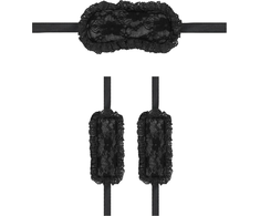 Ouch By Shots Shots Toys Introductory Bondage Kit #7 Lace Mask &amp; Wrist Cuffs Set