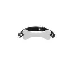 Ouch By Shots Ouch! Silicone Bone-Shaped Gag Medical Grade - Baltas, Adjustable Strap