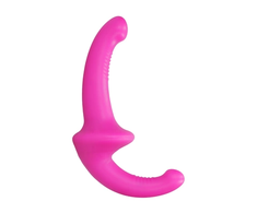 Ouch By Shots OUCH! Silicone Strapless Strap-On Violetinė 10-Speed Remote Control 12cm