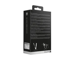 Ouch By Shots Ouch! Silicone Adjustable Strap-On System Juodas - Medical Grade Material