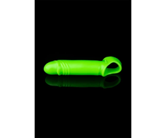 Ouch By Shots Ouch! Glow in the Dark Flexible Sheath - Stretchable Neon Žalias