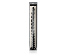Ouch By Shots OUCH! Stacked Flexible Anal Snake 50 cm - Silicone, Suction Cup, Juodas