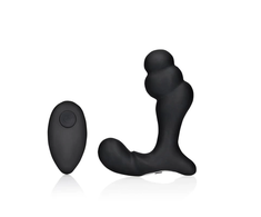 Ouch By Shots OUCH! Stacked Prostate Massager Juodas with Remote Control - 10 Modes