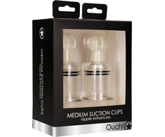 Ouch By Shots OUCH! Suction Cup Medium - High-Grade Plastic Nipple Enhancer Set