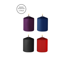 Ouch By Shots Tease Candles Set - Low-Temperature, Multicolor, 4-Pack by Tease