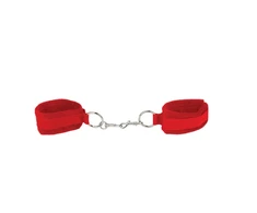 Ouch By Shots Velcro Cuffs Raudona