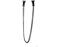 Ouch By Shots Ouch! Stainless Steel Pinch Nipple Clamps with Chain, Adjustable, Sidabrinis