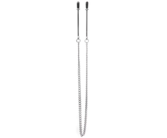Ouch By Shots Ouch! Pinch Nipple Clamps with Adjustable Chain, Stainless Steel