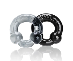 Oxballs - Ultraballs Cockring 2-pack Juodas &amp; Clear