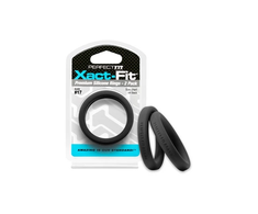 PerfectFitBrand Perfect Fit Xact-Fit Ring Set 2 vnt. Size #17 Precision Silicone
