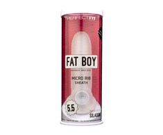 PerfectFitBrand Perfect Fit Fat Boy Micro Rib Sheath 14 cm - Flexible Ribbed Sleeve