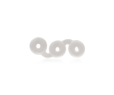PerfectFitBrand Perfect Fit Triple Donut Silicone Ring Set - Flexible &amp; Soft, 3 Sizes