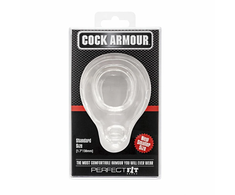 PerfectFitBrand Perfect Fit Cock Armour Regular Clear - Anatomical Comfort Ring, 43mm