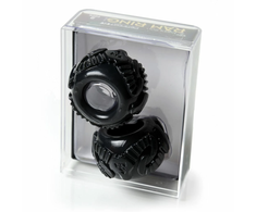 PerfectFitBrand Perfect Fit Ram Ring Kit Double Juodas - Premium Silicone-TPE Rings Set