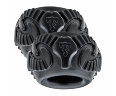 PerfectFitBrand Perfect Fit Ram Ring Kit Double Juodas - Premium Silicone-TPE Rings Set