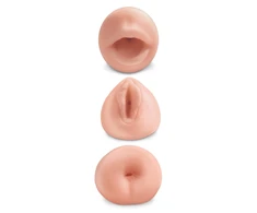 Pipedream PET All 3 Holes masturbatorių rinkinys, 3 vnt.