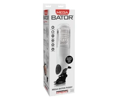 Pipedream PET Mega-Bator Pussy Baltas/Cle