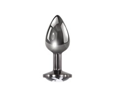 Playboy Pleasure Tux Small Aluminum Plug with Iconic Bunny Base