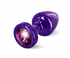 Diogol Anni Round Intimate Priedas 25mm Violetinė-Rožinė Crystal Finish