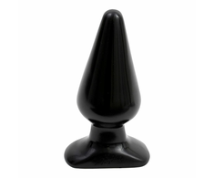 Doc Johnson Classic Large Anal Plug Juodas 14cm Ergonomic Design
