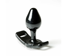 PerfectFitBrand Perfect Fit Master Plug Small Juodas - Strap-On Compatible Plug, 8.9 cm