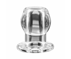 Perfect Fit Tunnel Plug Large Clear - Innovative Hollow Intimate Device