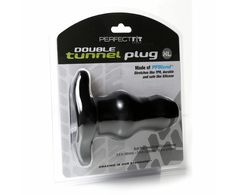 PerfectFitBrand Perfect Fit Double Tunnel Plug XL Juodas - Large Hollow System Plug