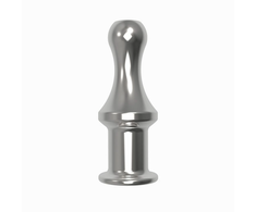 Diogol Jaz Open Aliuminio Intimate Plug 120 mm Sidabrinis