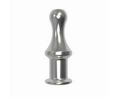 Diogol Jaz Open Aliuminio Intimate Plug 120 mm Sidabrinis