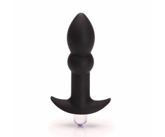 Tantus Perfect Butt Plug Plus Juodas Silicone Vibrating Plug 3 Modes