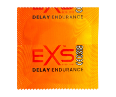 EXS Endurance Delay 48-Pack Latex Condoms with Lidocaine Lube, 53mm