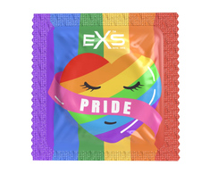 EXS Pride Edition 144-Pack Colorful Themed Regular Latex Protection