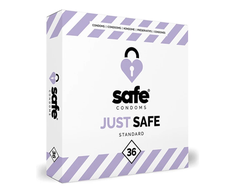 SAFE – Prezervatyvai Just Safe Standard (36 vnt.)