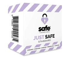 SAFE – Prezervatyvai Just Safe Standard (5 vnt.)