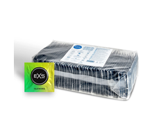 EXS Glowing Latex Light-Up Condoms 100-Pack | No Scent, Ultra Thin
